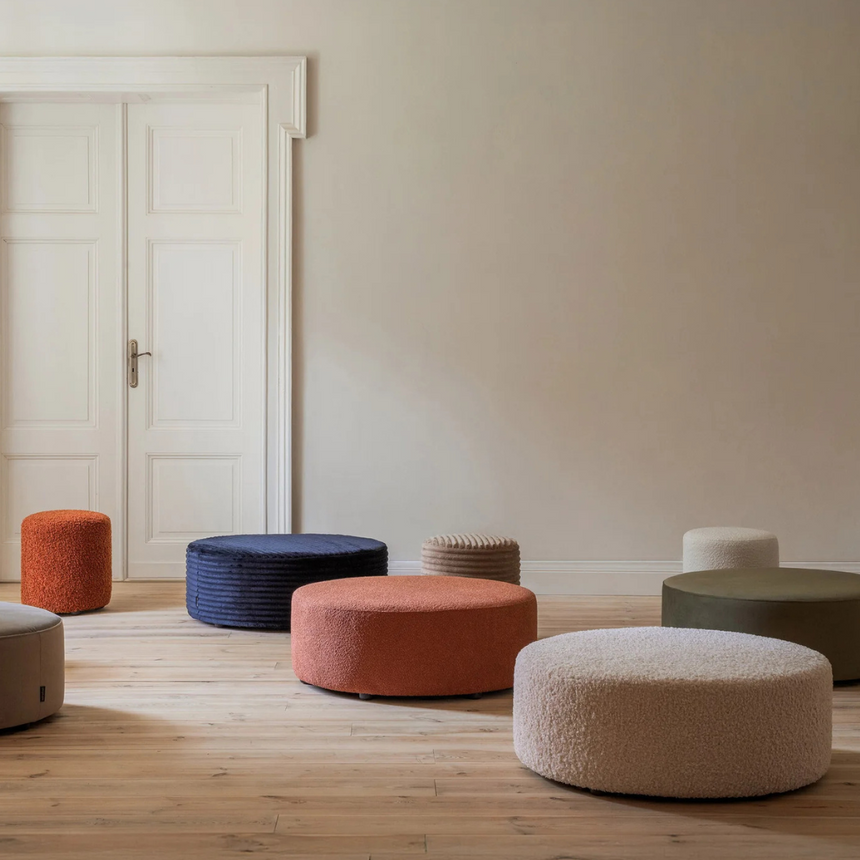 Dia Rolf buklé puff Ø40