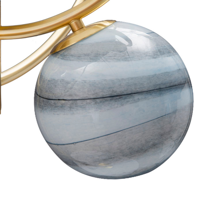 Monkey resin table lamp 34cm