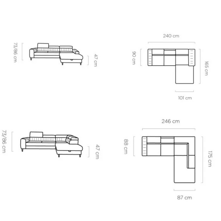 Navas moduláris kanapé