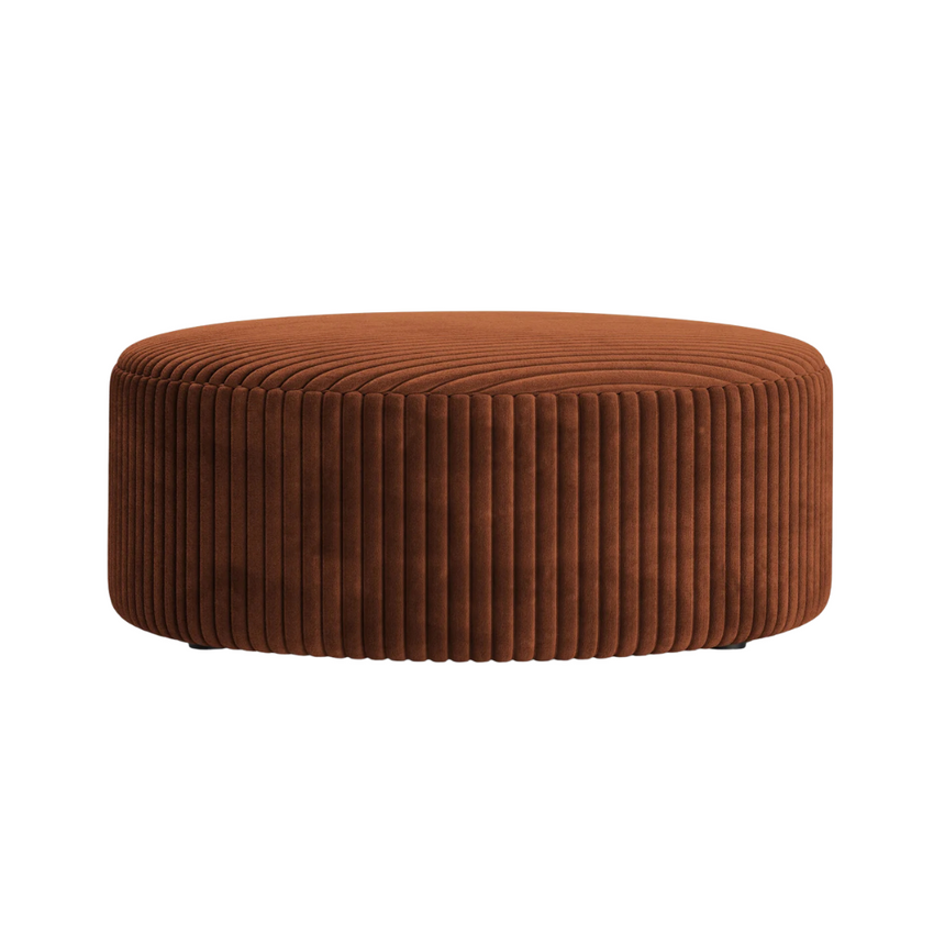 Dia kordbársony puff Ø90