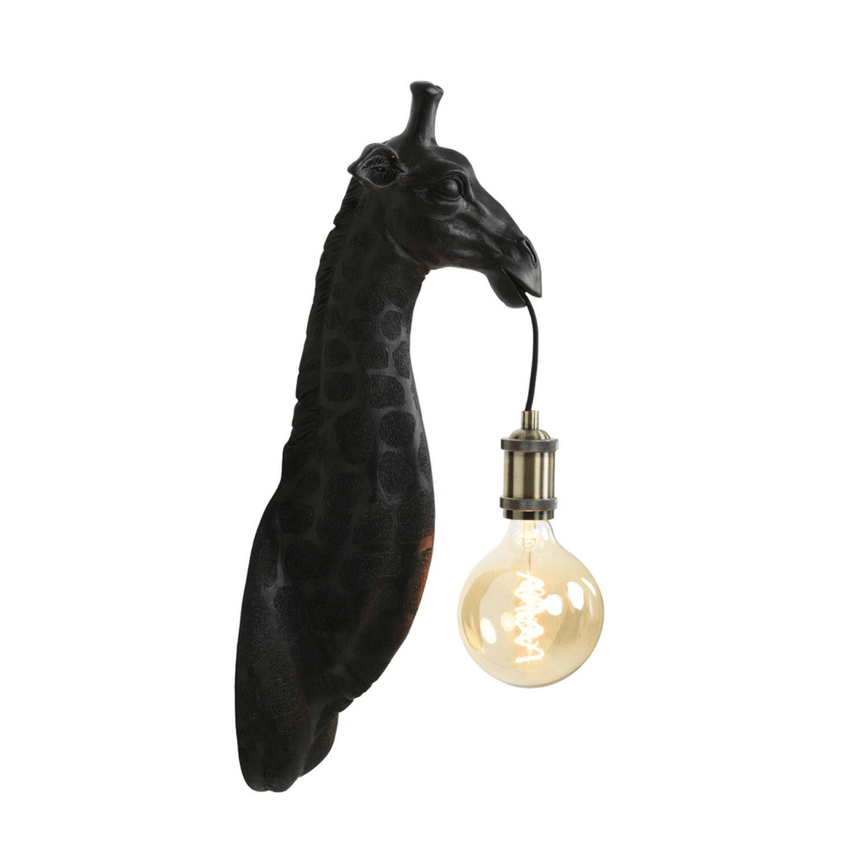 Giraffe resin wall lamp