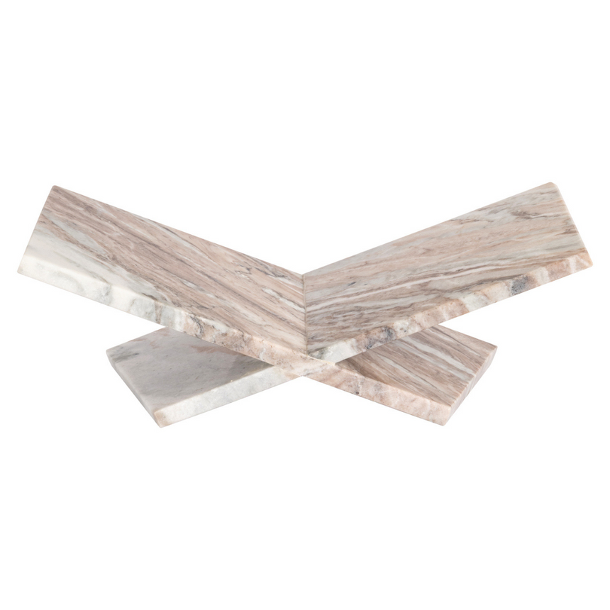 Fancy marble bookcase