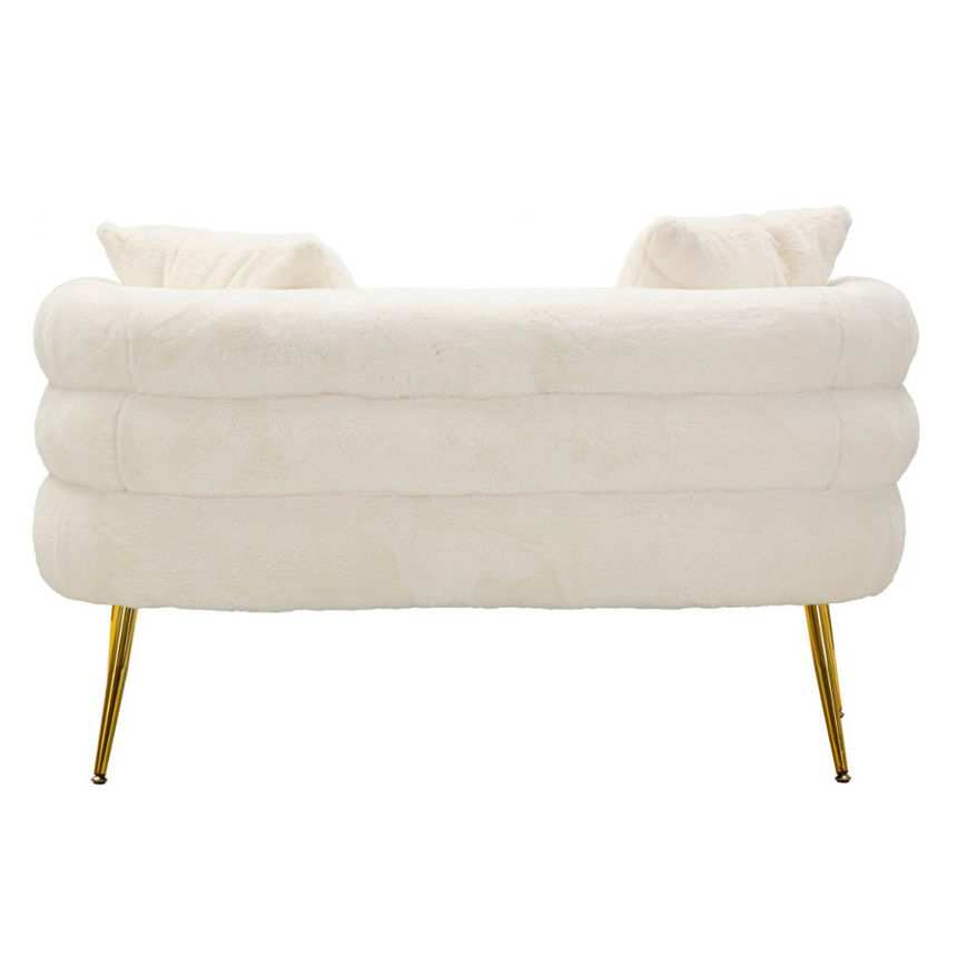 Soffy 2-seater plush sofa