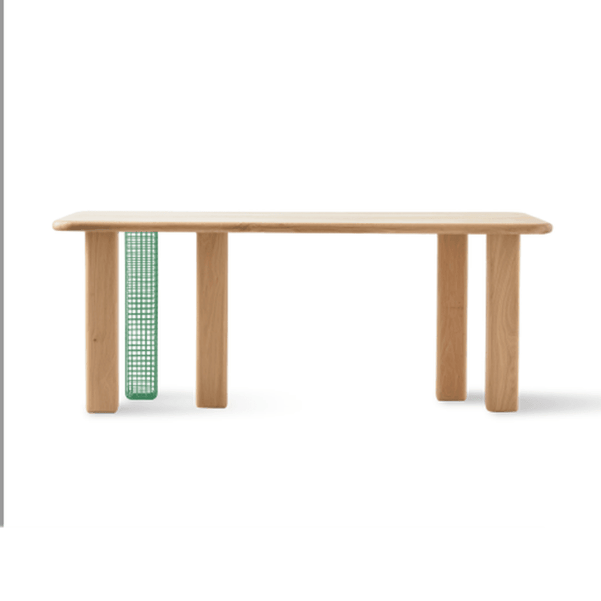 Stilts wooden dining table