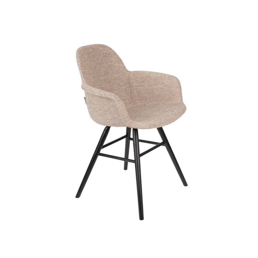 Albert Kuip fabric chair with armrests