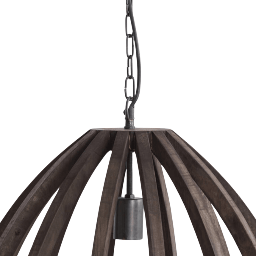 Barsia wooden pendant lamp Ø40