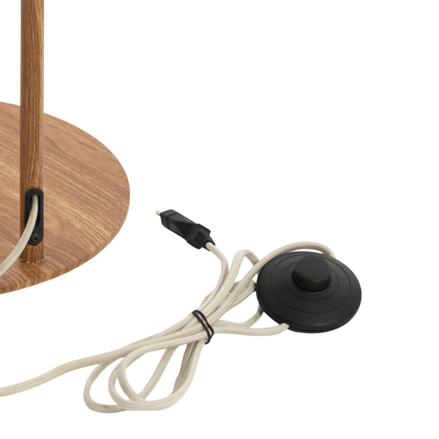 Donio wood-effect floor lamp