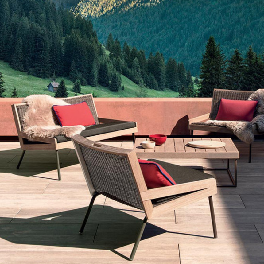 Allaperto kerti dohányzóasztal