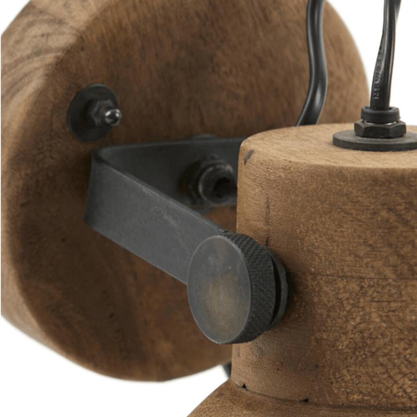 Ilanio wooden wall lamp