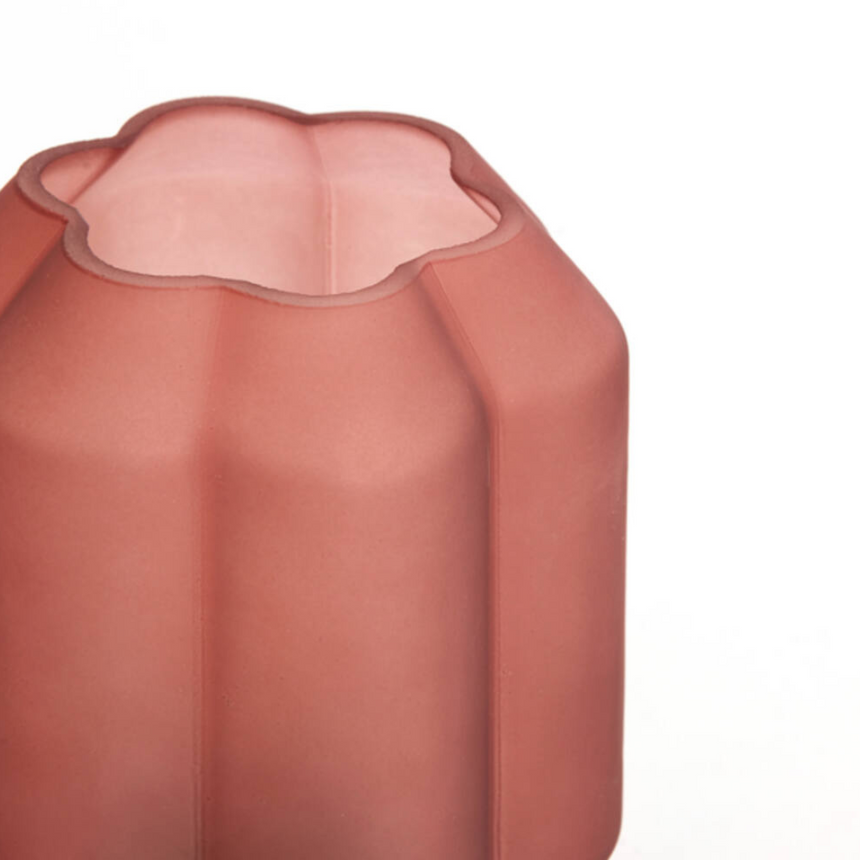 Yvias üveg asztali lámpa matt Ø13