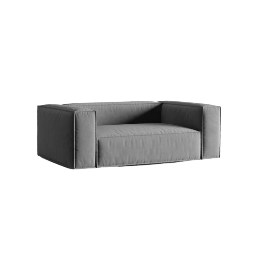 Ruby 2-seater velvet sofa