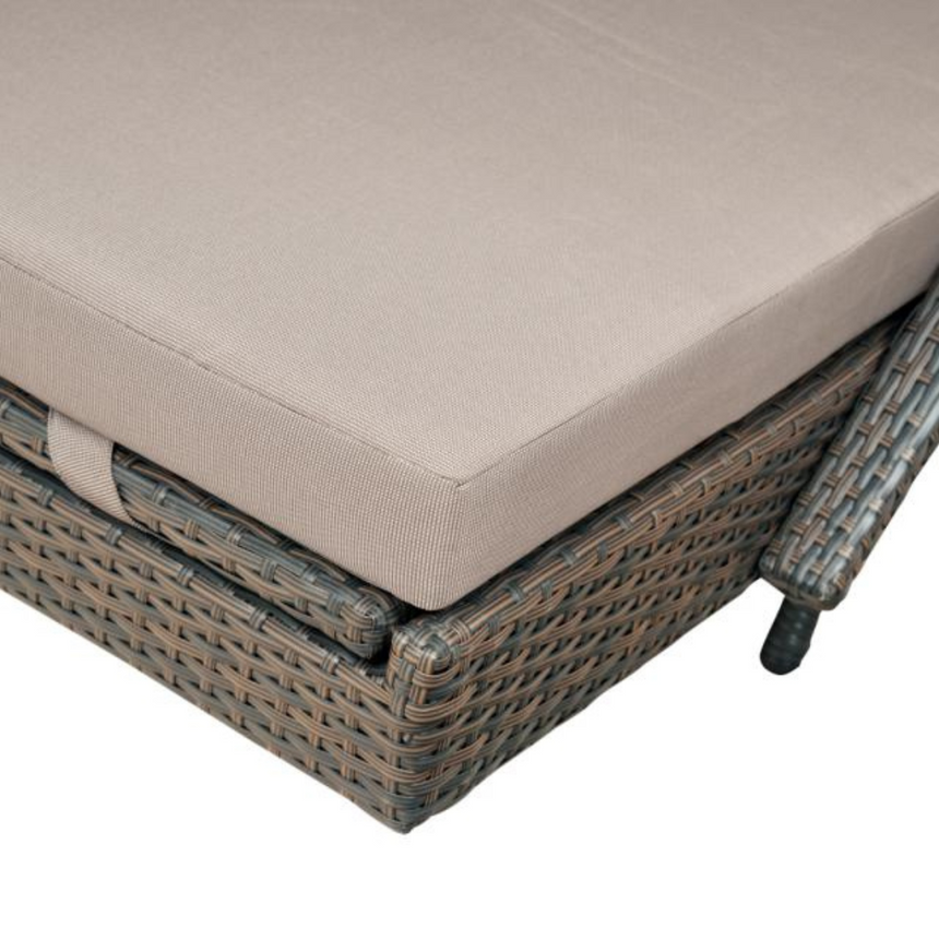 Redondo fabric sun lounger