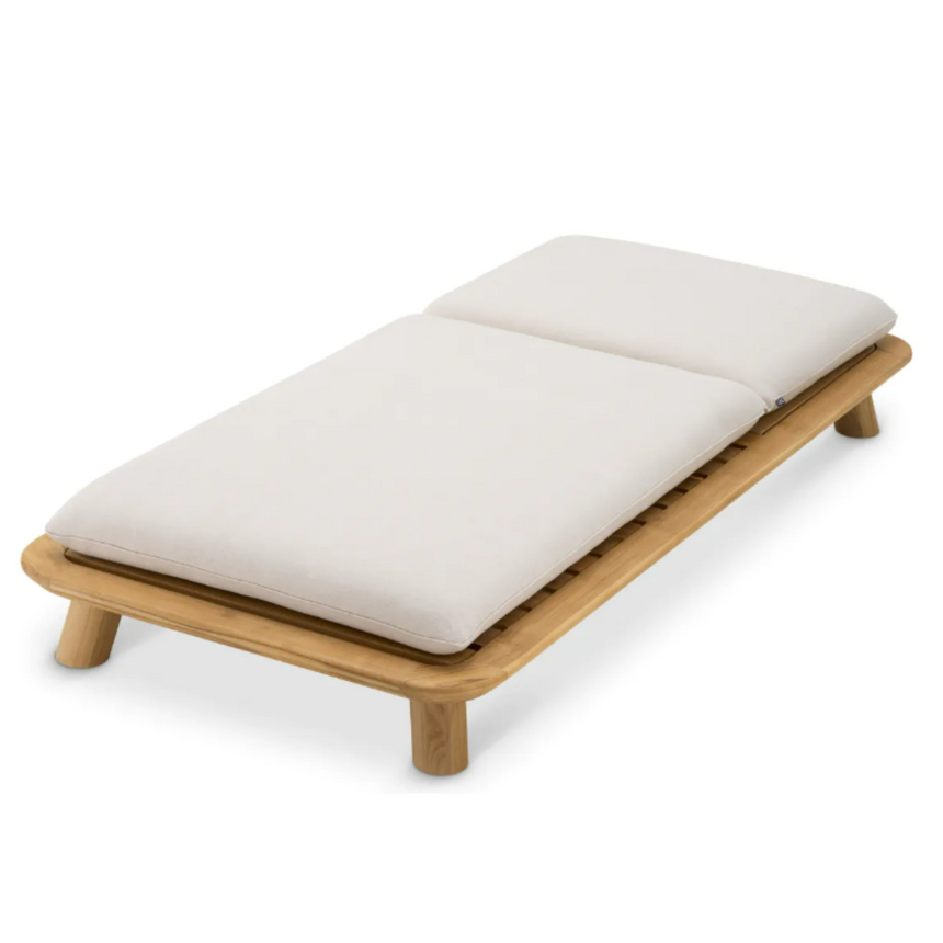 Weston wooden sun lounger