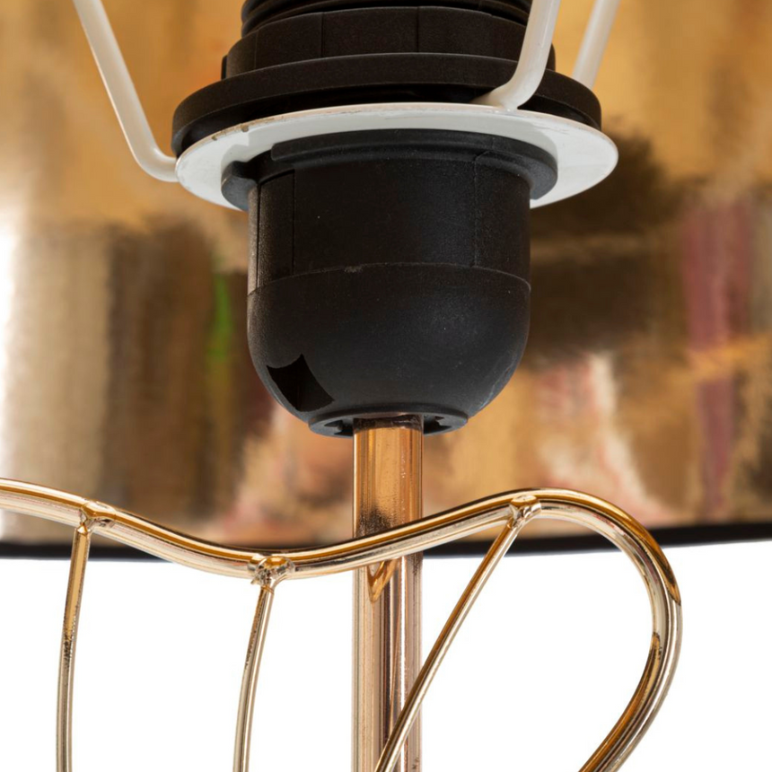 Monkey resin table lamp 34cm