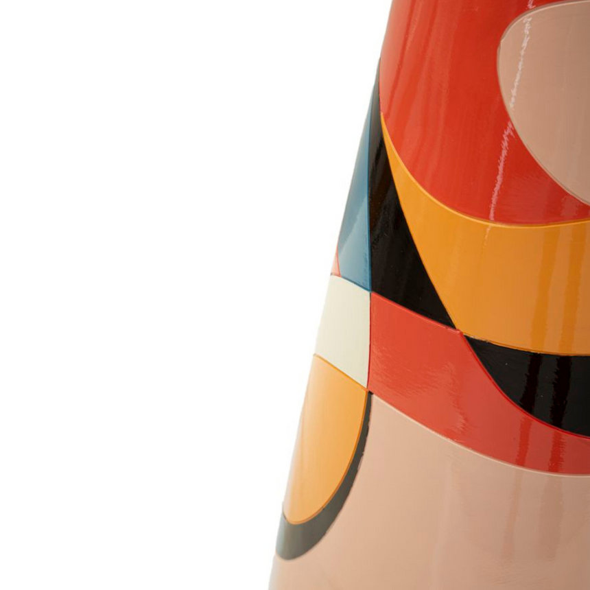 Rubic műgyanta váza Ø37x92