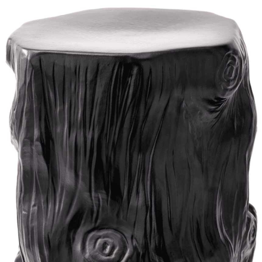 Tree Trunk Ceramic Side Table