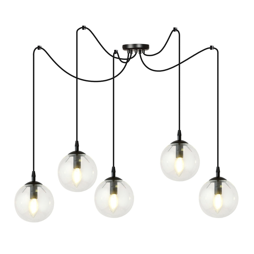 Gigi 5 BL üveg függőlámpa