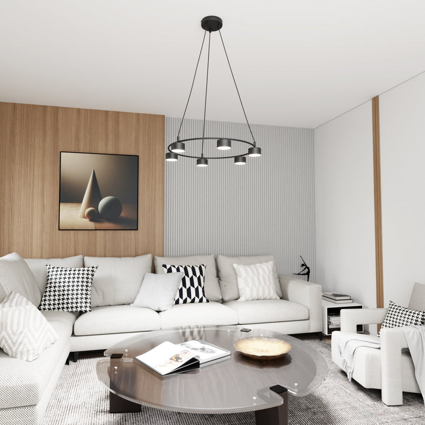 Starlit 6 fém függőlámpa