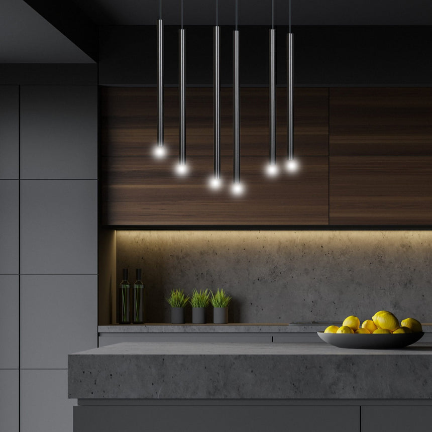 Selter 6 fém függőlámpa