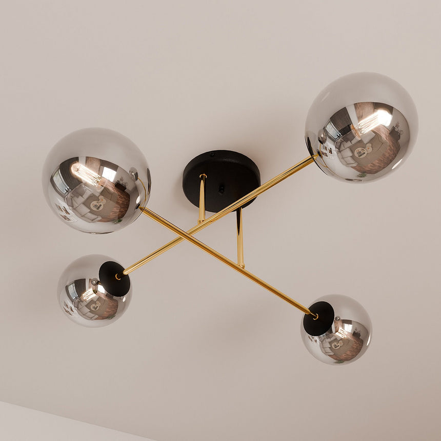 Magnum 4 BL Graphite fém mennyezeti lámpa