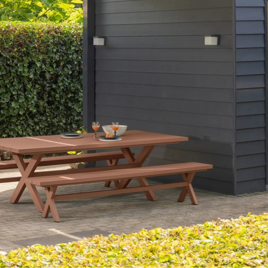 Delta metal garden table 220x100