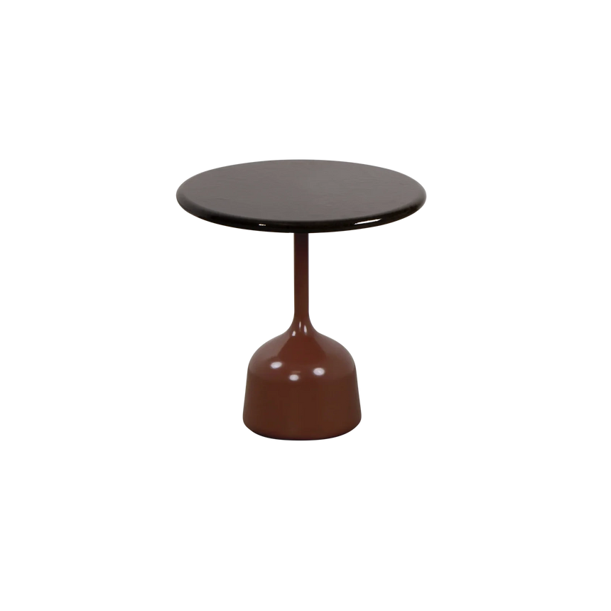 Glaze kő kerti dohányzóasztal Ø45