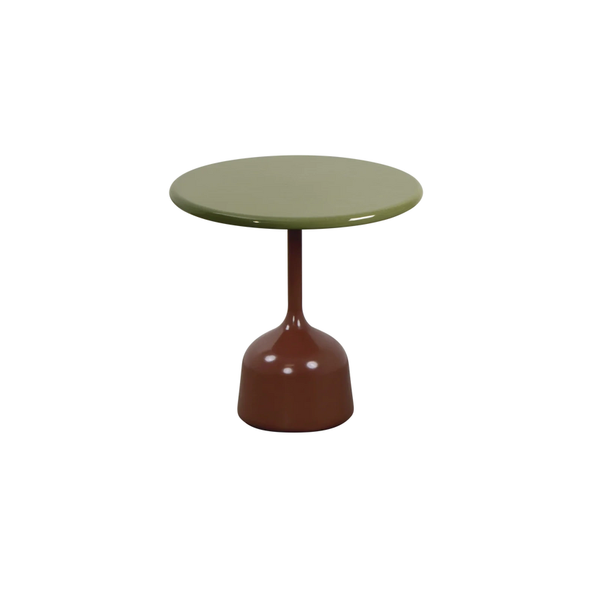 Glaze kő kerti dohányzóasztal Ø45