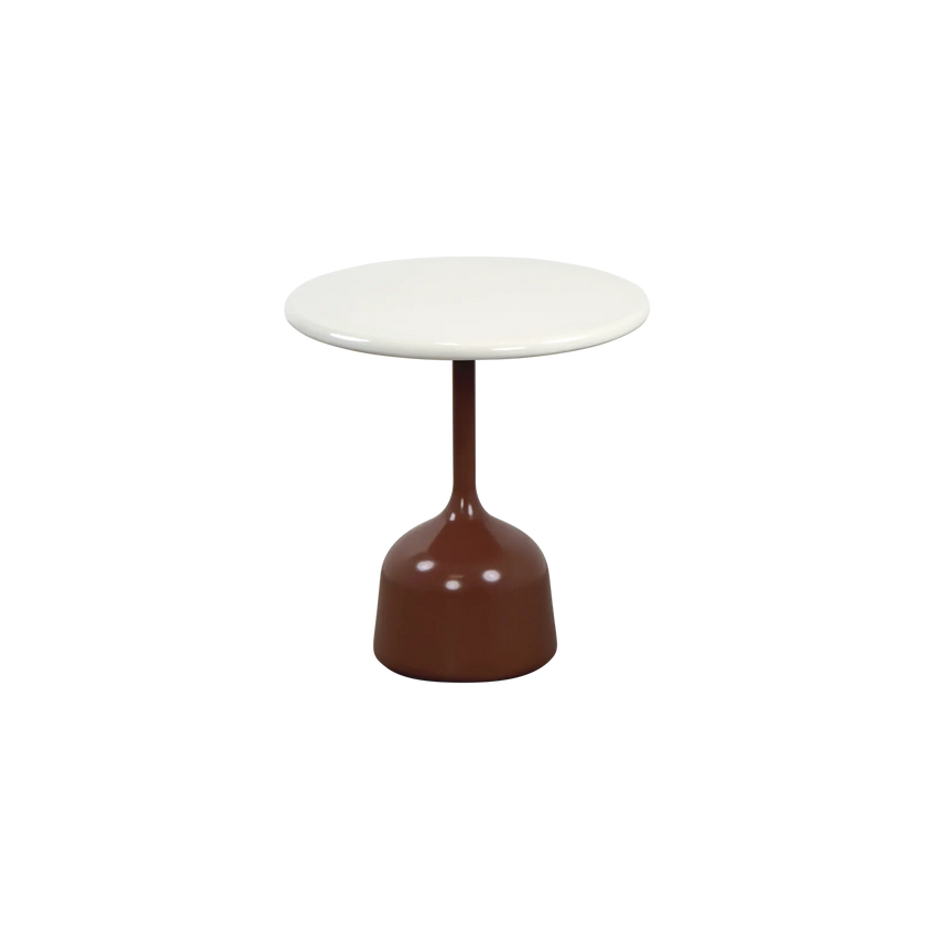 Glaze kő kerti dohányzóasztal Ø45