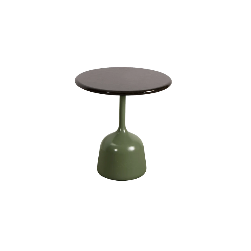 Glaze kő kerti dohányzóasztal Ø45