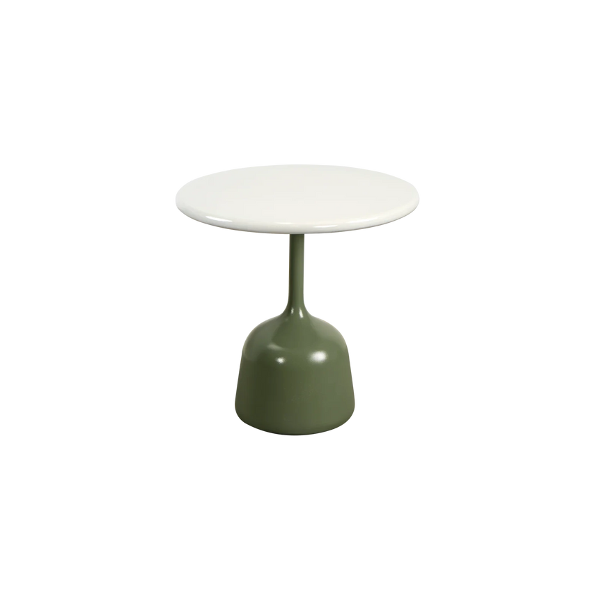 Glaze kő kerti dohányzóasztal Ø45