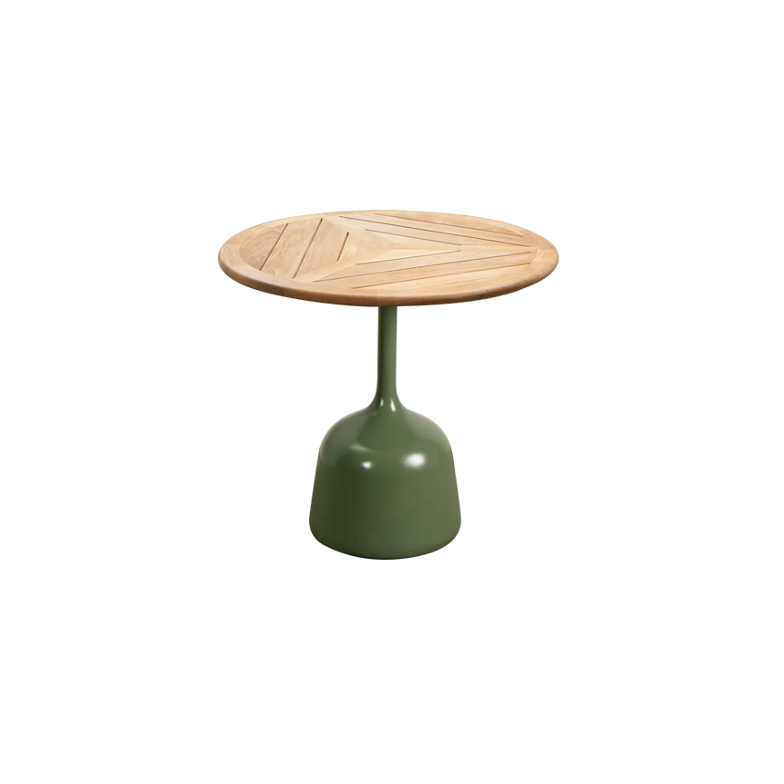 Glaze fa kerti dohányzóasztal Ø45