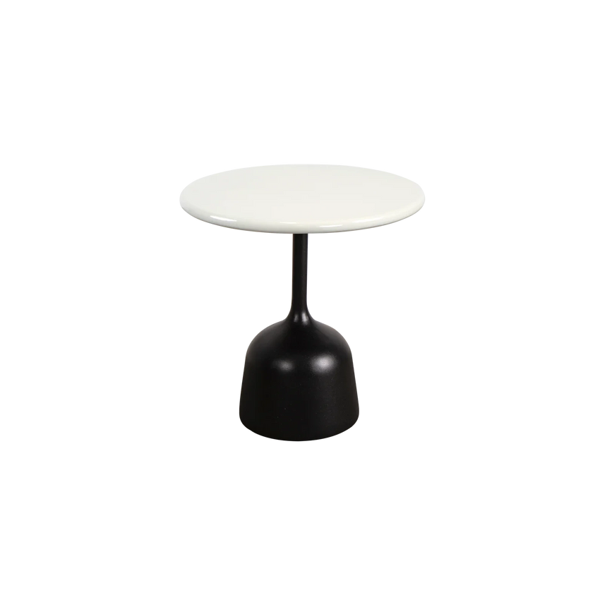 Glaze kő kerti dohányzóasztal Ø45