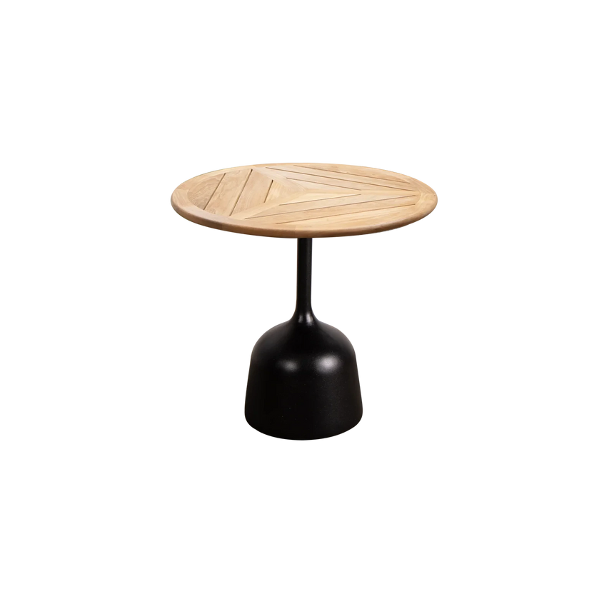 Glaze fa kerti dohányzóasztal Ø45