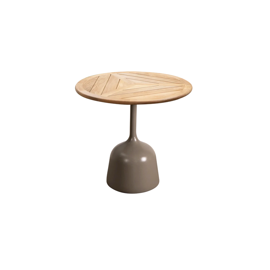 Glaze fa kerti dohányzóasztal Ø45