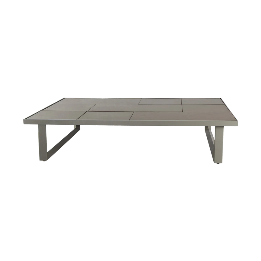 Glaze kő kerti dohányzóasztal 120x70