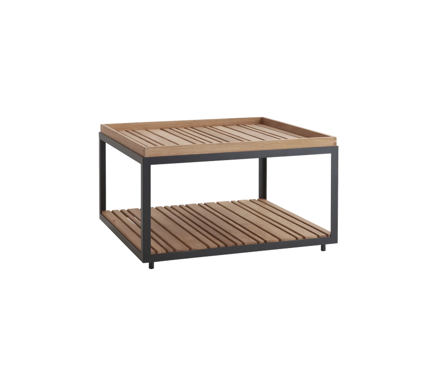 Level fa kerti dohányzóasztal 79x79