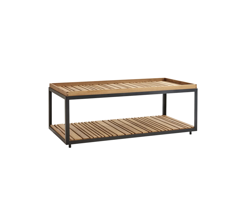 Level fa kerti dohányzóasztal 122x62