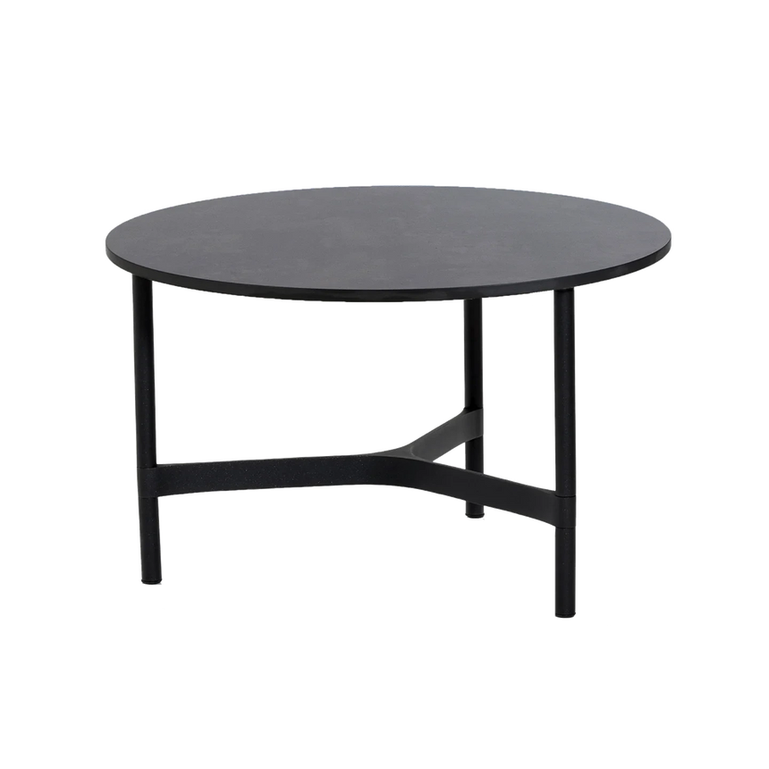 Twist fém kerti dohányzóasztal fém lábbal Ø70