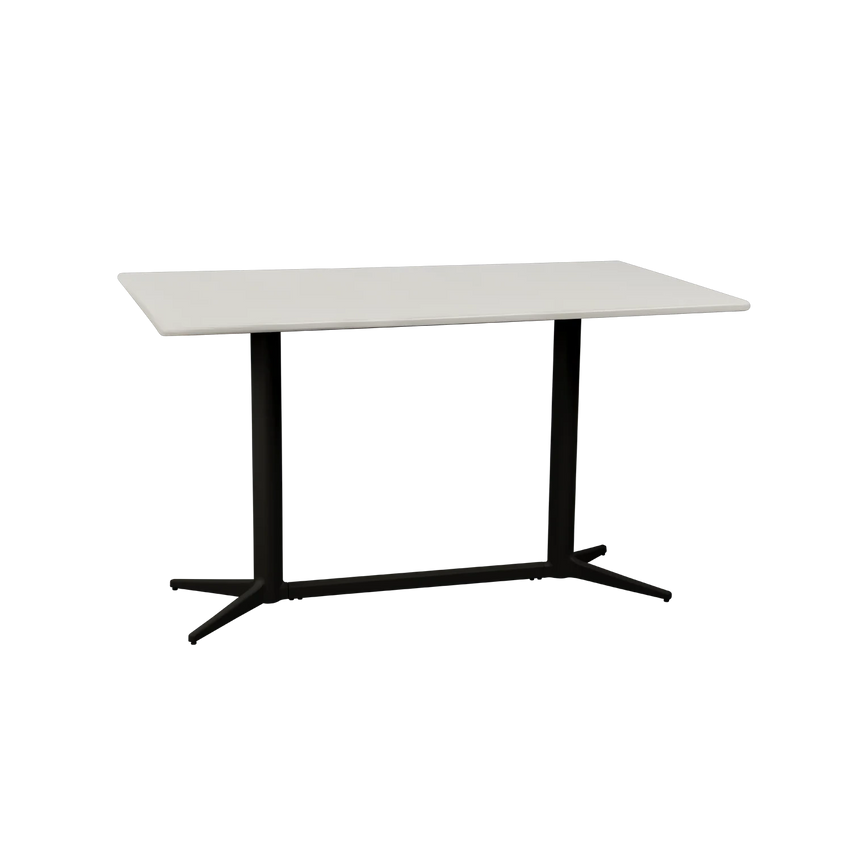 Drop fém kerti étkezőasztal 130x75