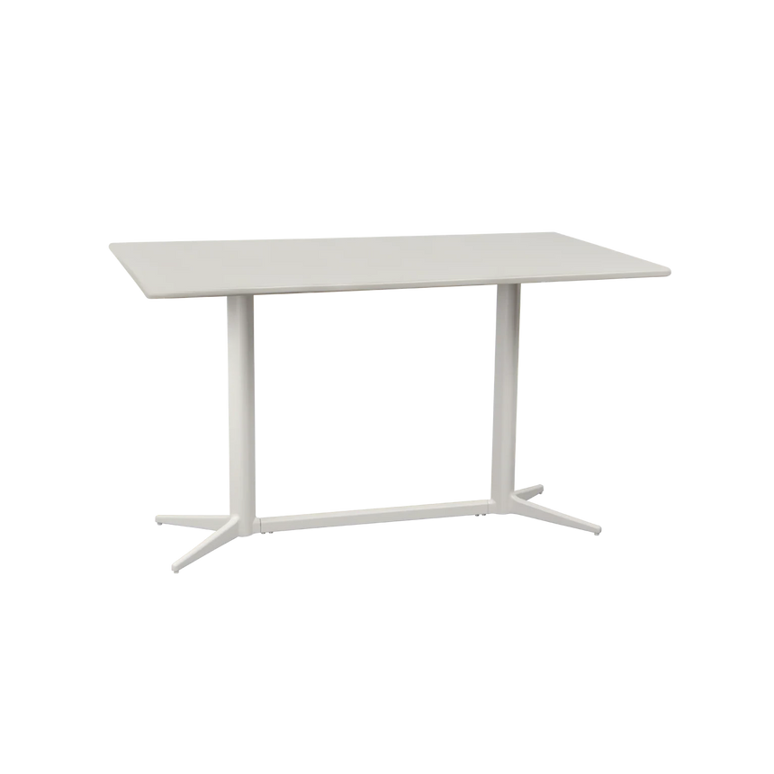 Drop fém kerti étkezőasztal 130x75