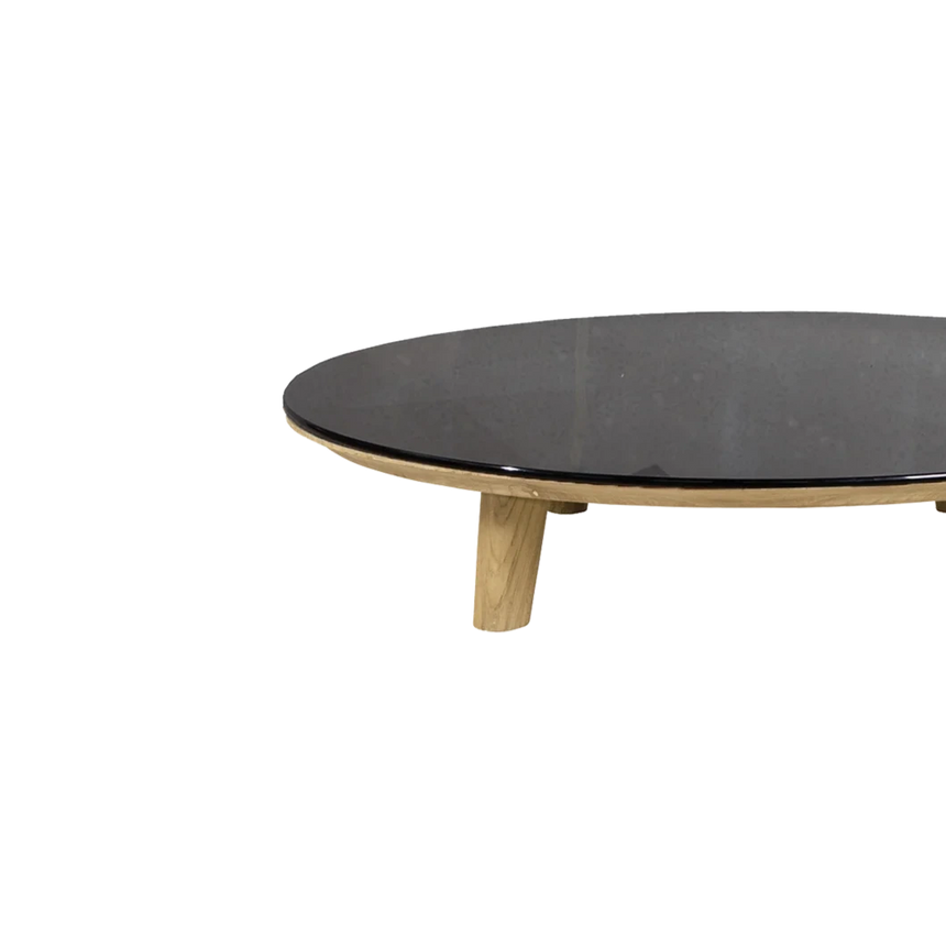 Aspect üveg kerti dohányzóasztal Ø144