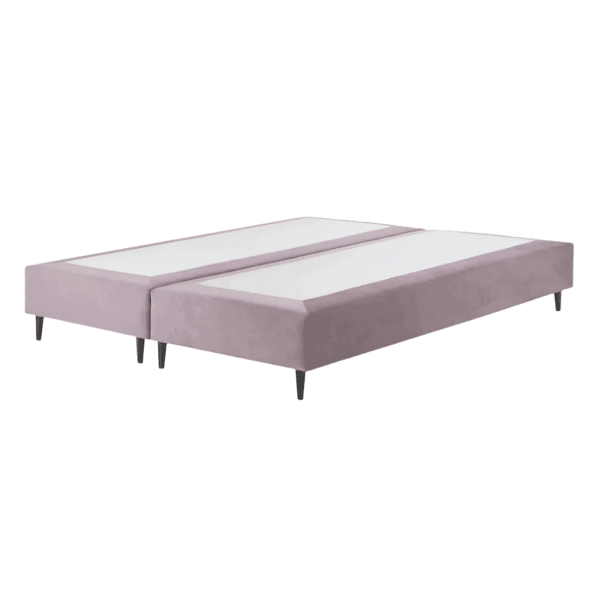 Whale bársony ágykeret 160x200 fekete lábbal