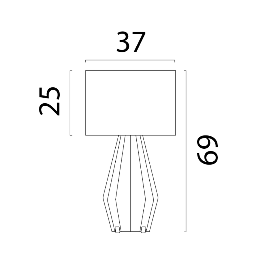 Diamond szövet asztali lámpa 69