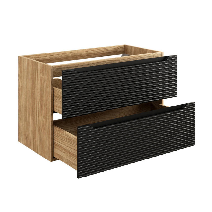 Baggy woven chenille pouf