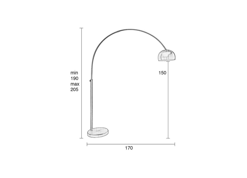 Bow fém állólámpa-11