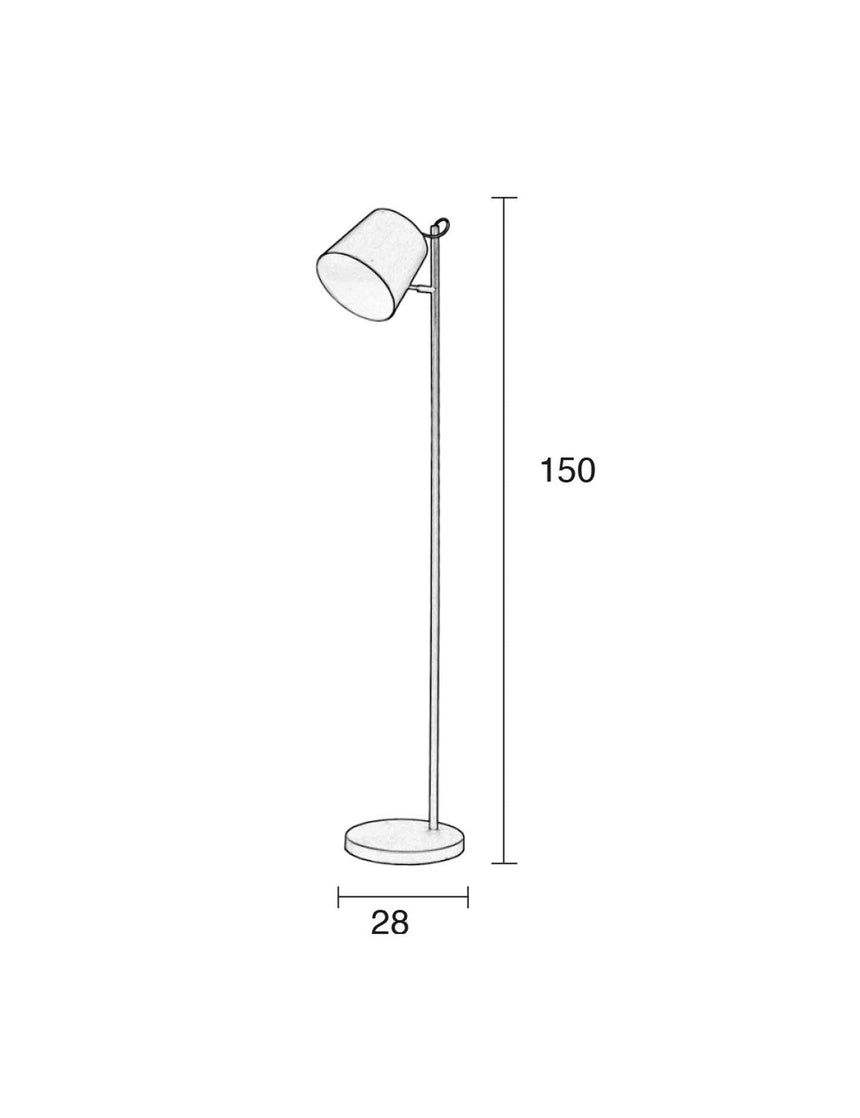 Buckle Head fém állólámpa-4