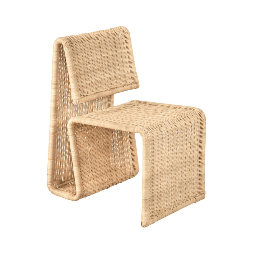 Ribbon rattan chair