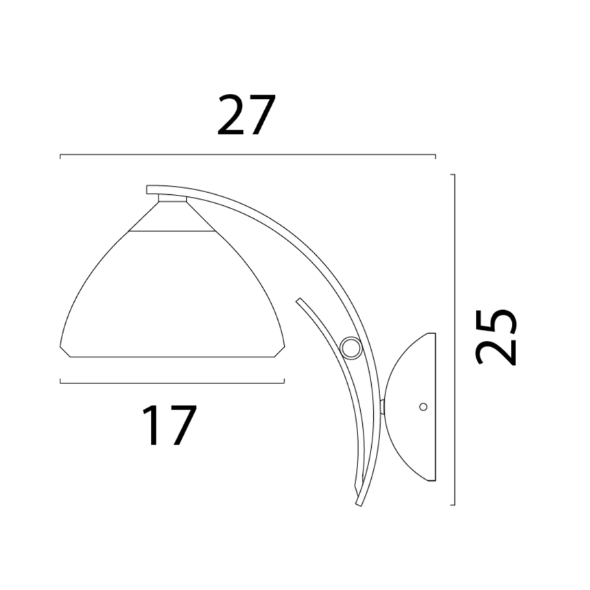 Bolzano gipsz falilámpa