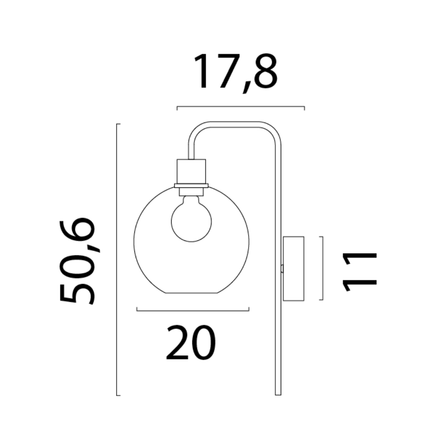 Lava 3-bulb dark gray glass pendant lamp