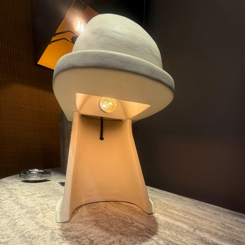 Artie Shaw agyag asztali lámpa